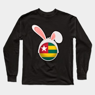 happy easter Togo bunny ears flag cute designs Long Sleeve T-Shirt